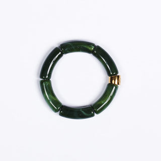 LAURIER ARMBAND / 18 green marble