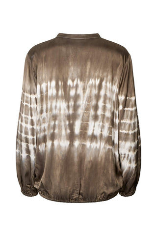 IRA TIE DYE BLUSE / mocca