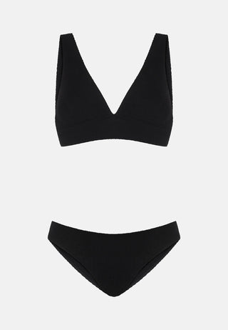 SWIMWEAR BIKINI AQUA / liquorice