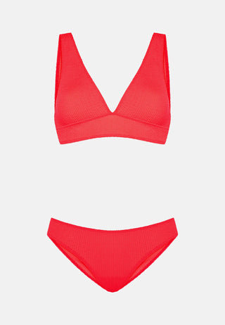 SWIMWEAR BIKINI AQUA / strawberry