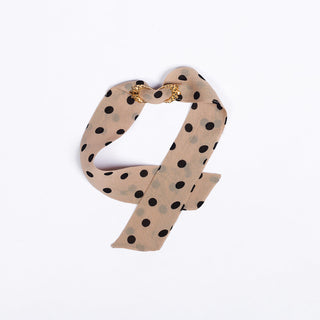 AUGUSTE ARMBAND / 8 beige dots