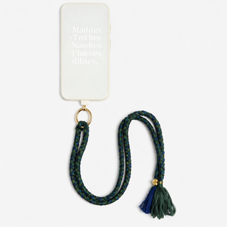 AZALÉE KEYCHAIN / navy green
