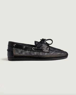 BOAT LOAFER MESH / black