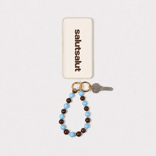 KEYCHAIN KURZ / choco skyblue