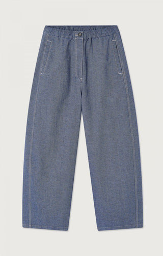 Stoffhose wie Jeans, im Barrel Schnitt, ein weiter Schnitt, weiche bequeme Hose Lofway von American Vintage.