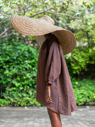 LYNNE BLOUSE / brown