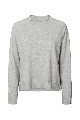 RUCA STRICK PULLOVER / grey melange