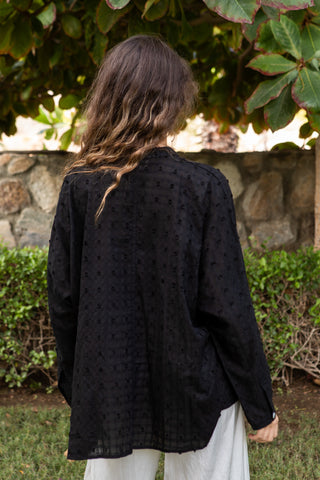 TESS BLUSE / black